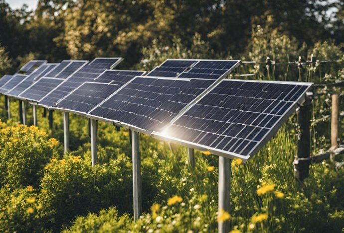 Photo Lacné solárne panely už ľudia používajú namiesto plotov